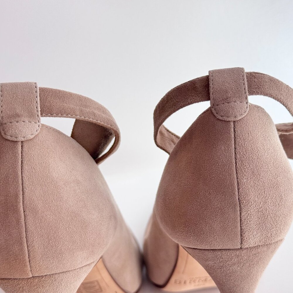 Alexandre Birman Suede T-Strap Pumps Heels Size 38.5 Designer - Picture 13 of 14